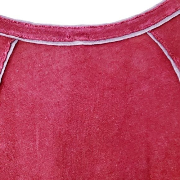 FREE people casual solid summer red pullover women's tops size XS - Picture 7 of 10